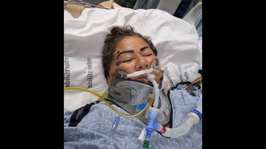 A female patient around 60 years old who was found injured in Willowbrook remains hospitalized. (St. Francis Medical Center)