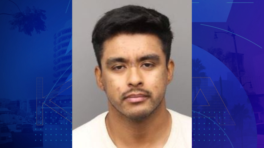 Jesse Gonsalez Lopez, 27, is seen in a booking photo from the Riverside County Sheriff's Office.