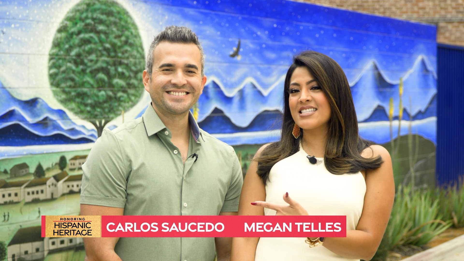 Carlos Saucedo, Megan Telles Hispanic Heritage Month