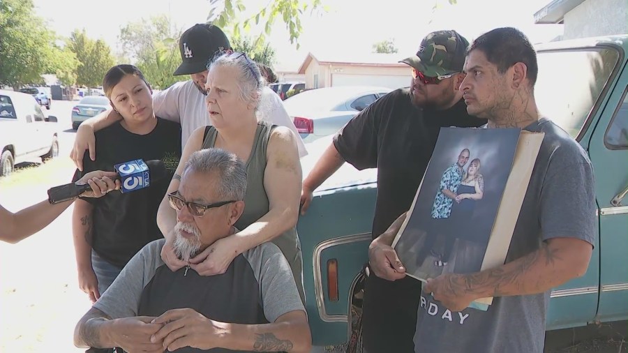 Sarina Rodriguez's family are devastated and hope the suspect responsible for her death will be caught soon. (KTLA)