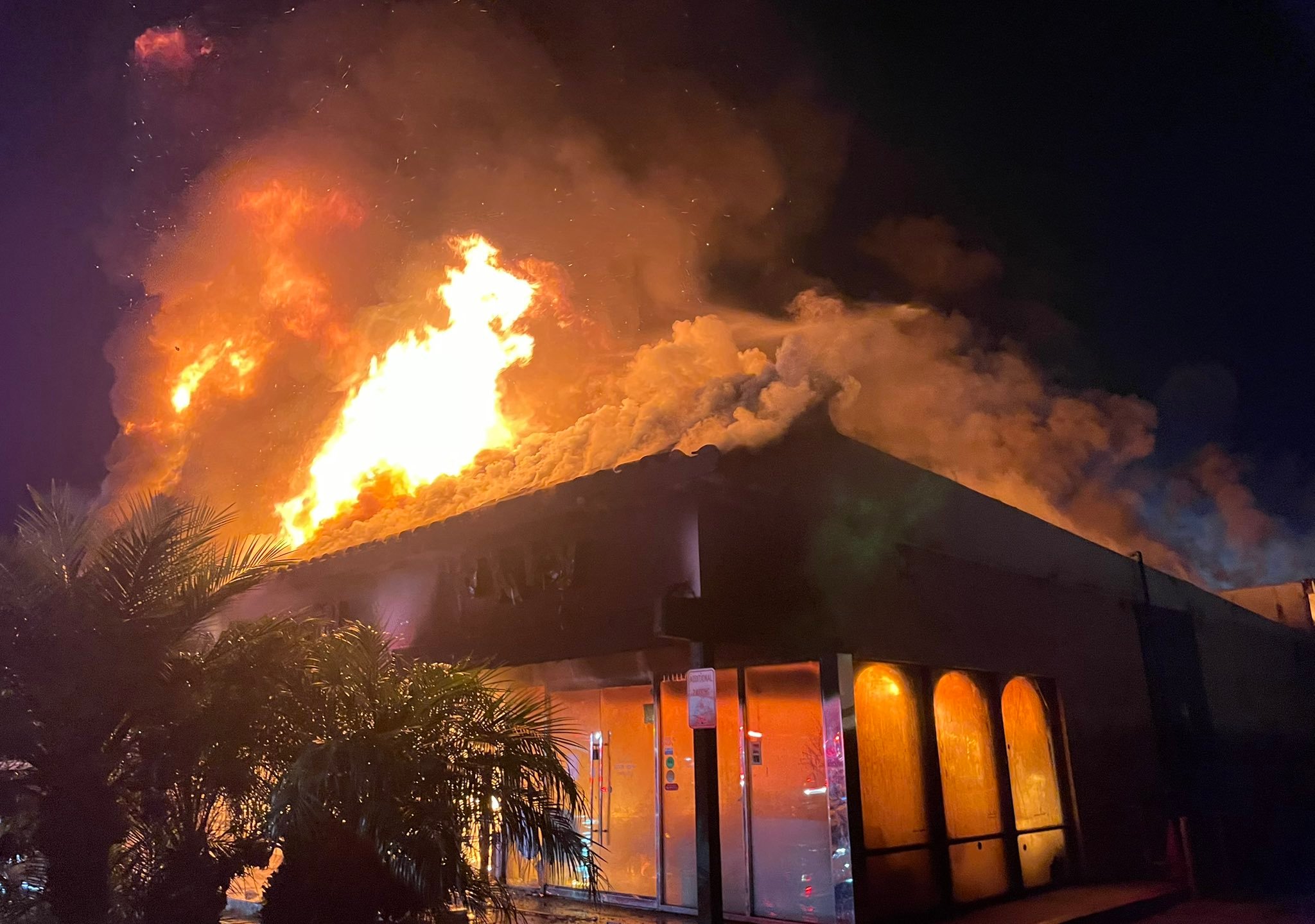 O.C. strip mall fire