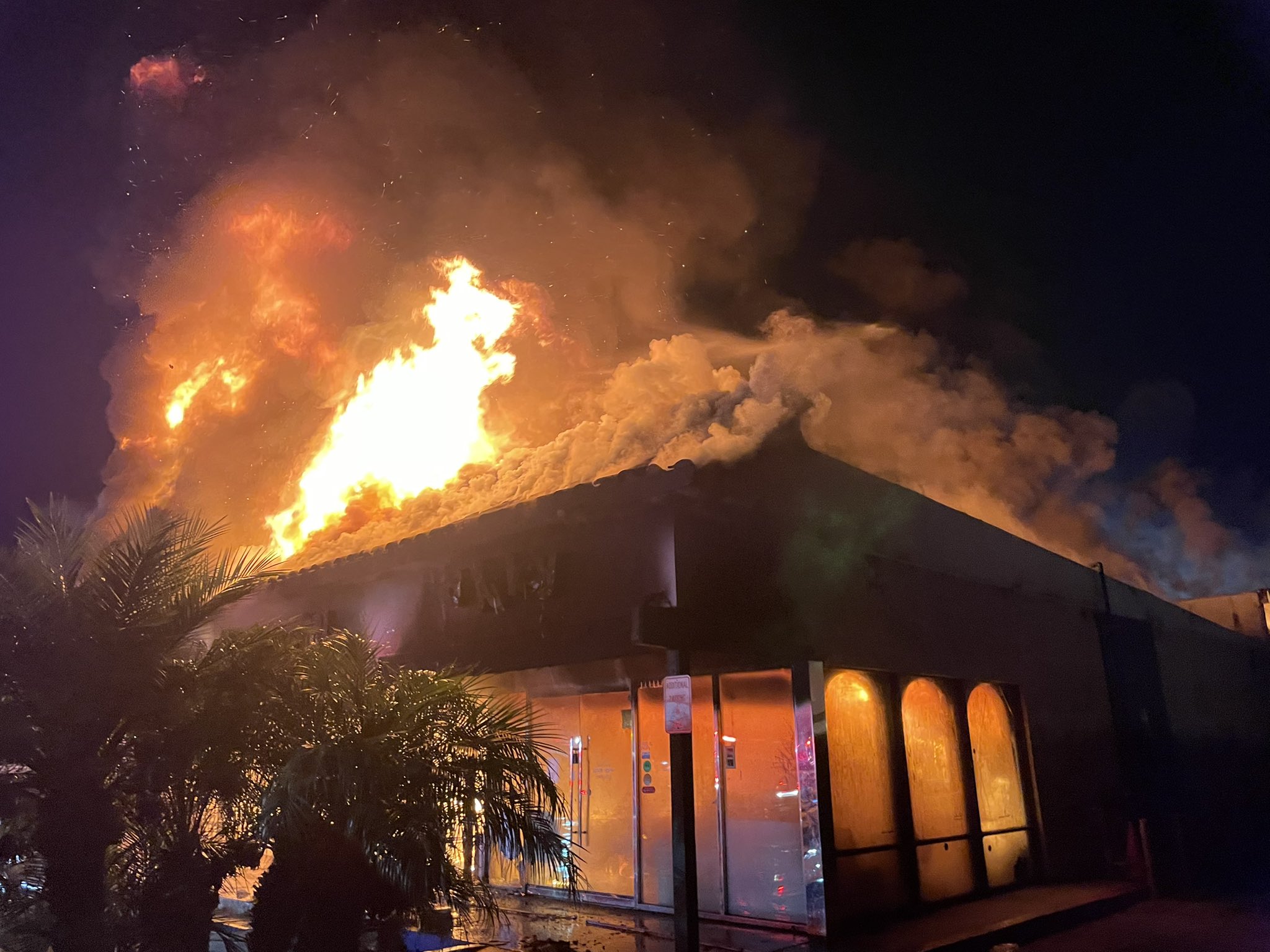 O.C. strip mall fire