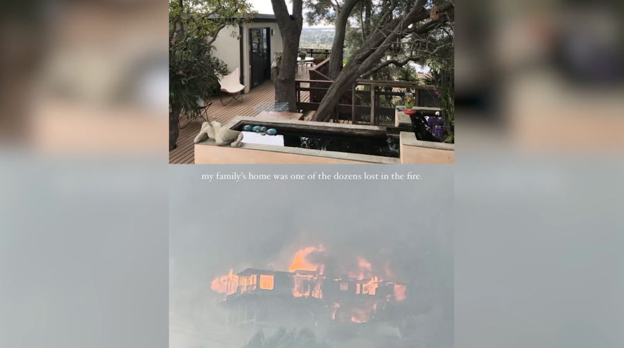 Home lost in Mountain Fire
