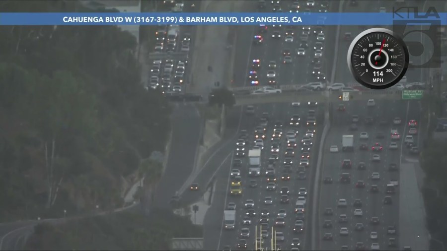 Pursuit of shooting suspect