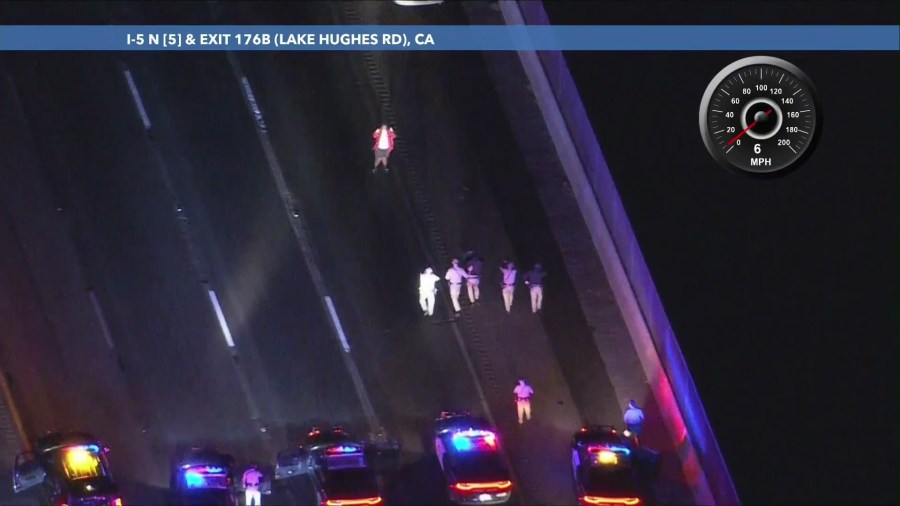 Pursuit of shooting suspect