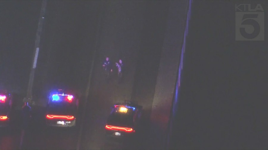 Pursuit of shooting suspect