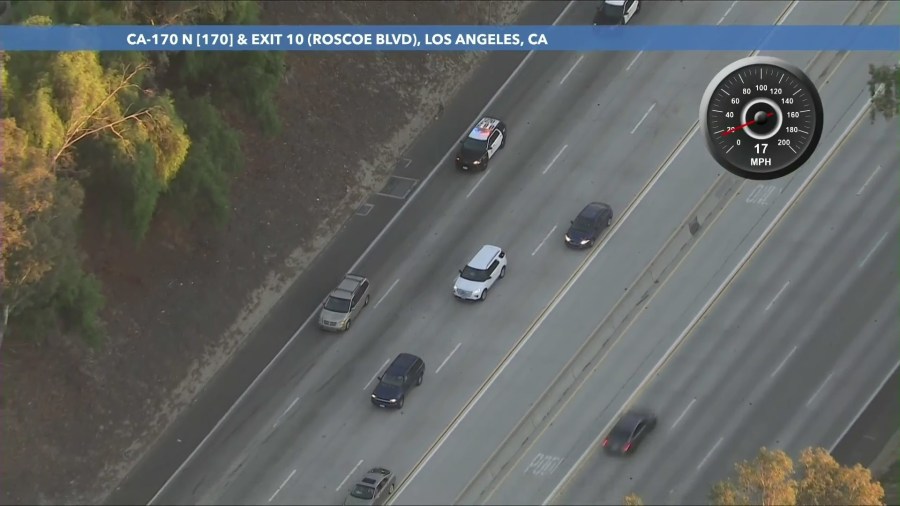 Pursuit of shooting suspect