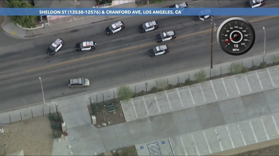 Pursuit of shooting suspect