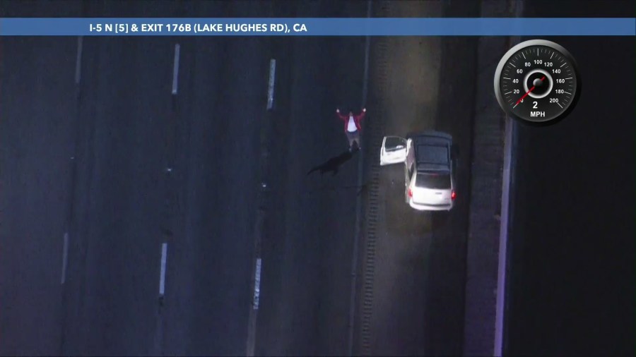 Pursuit of shooting suspect