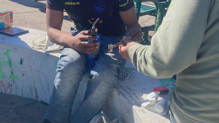 Tarzana drug use homeless issue