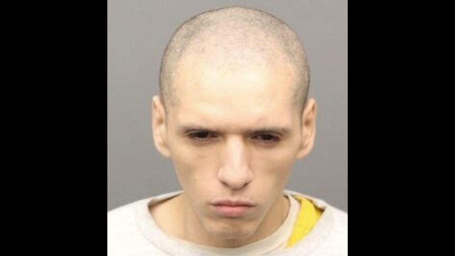 Gabriel Isaiah Sanchez-Reyes, 24, is seen in a booking photo from the Riverside County Sheriff’s Office.