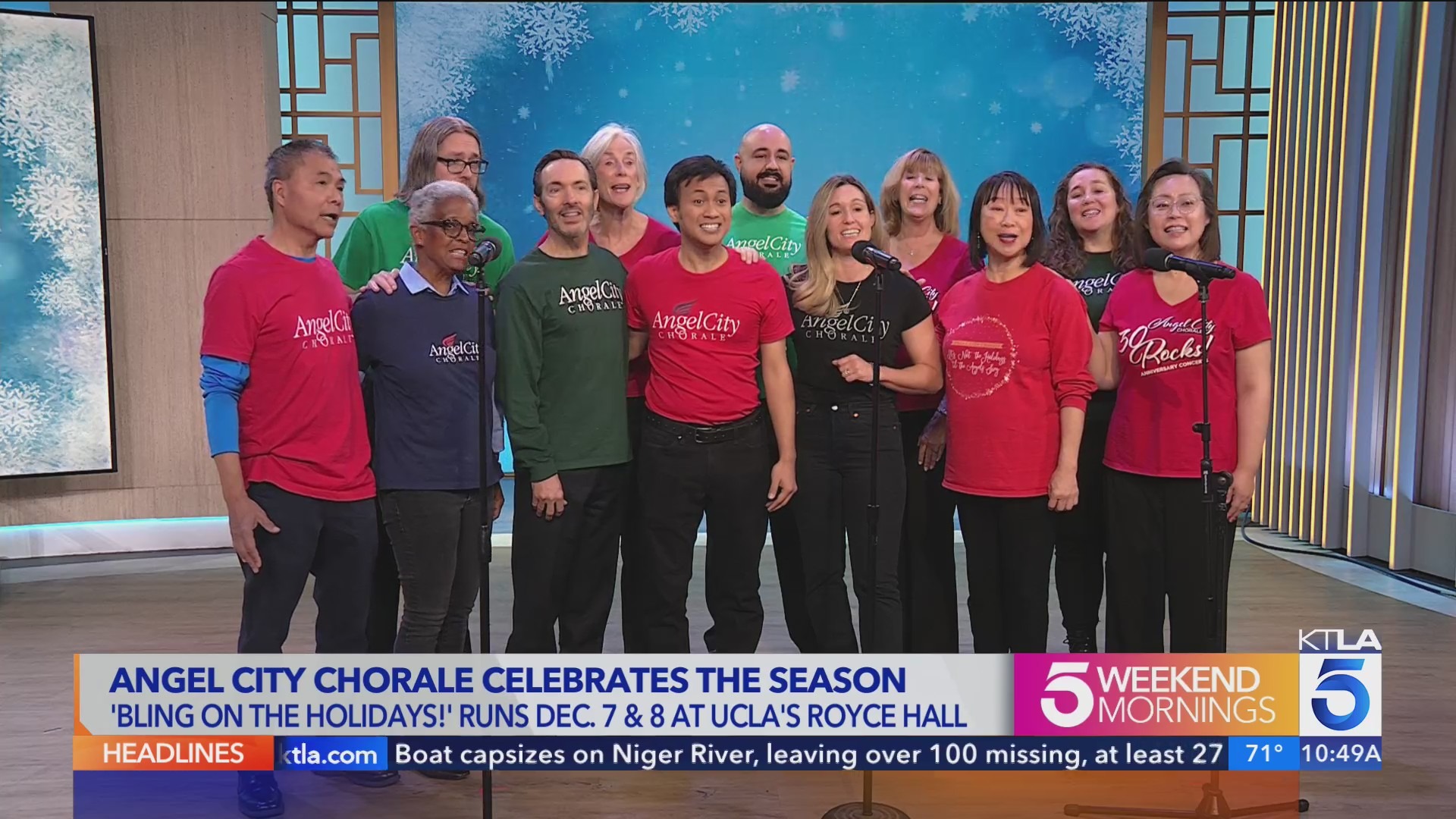 Angel City Chorale previews 'Bling on the Holidays'