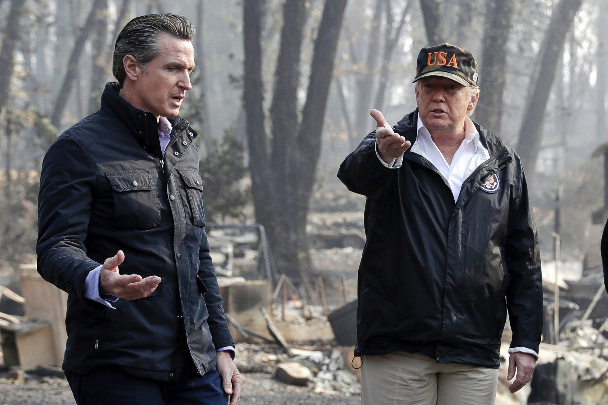 Gavin Newsom, Donald Trump