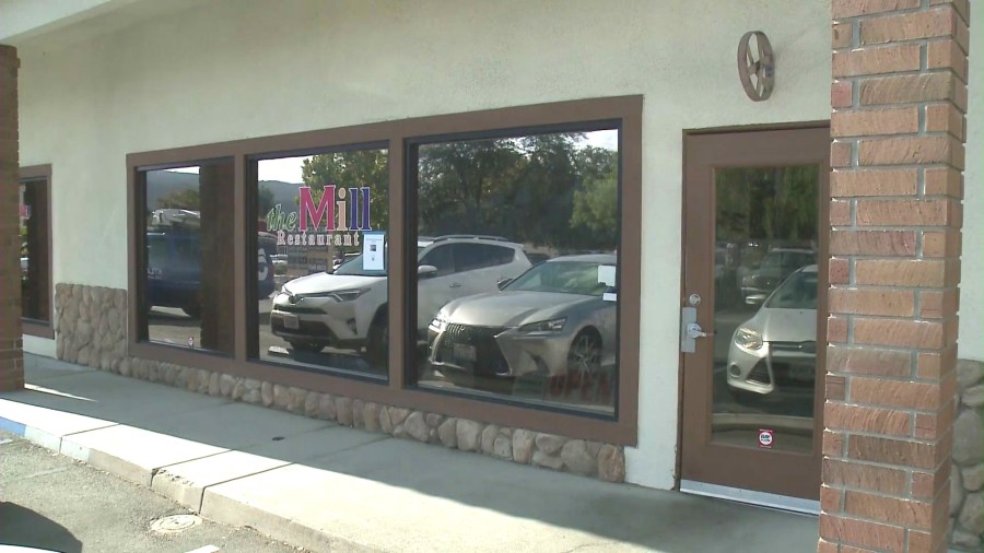 Adam Bouvet co-owned The Mill Restaurant in Murrieta for 17 years. (KTLA)