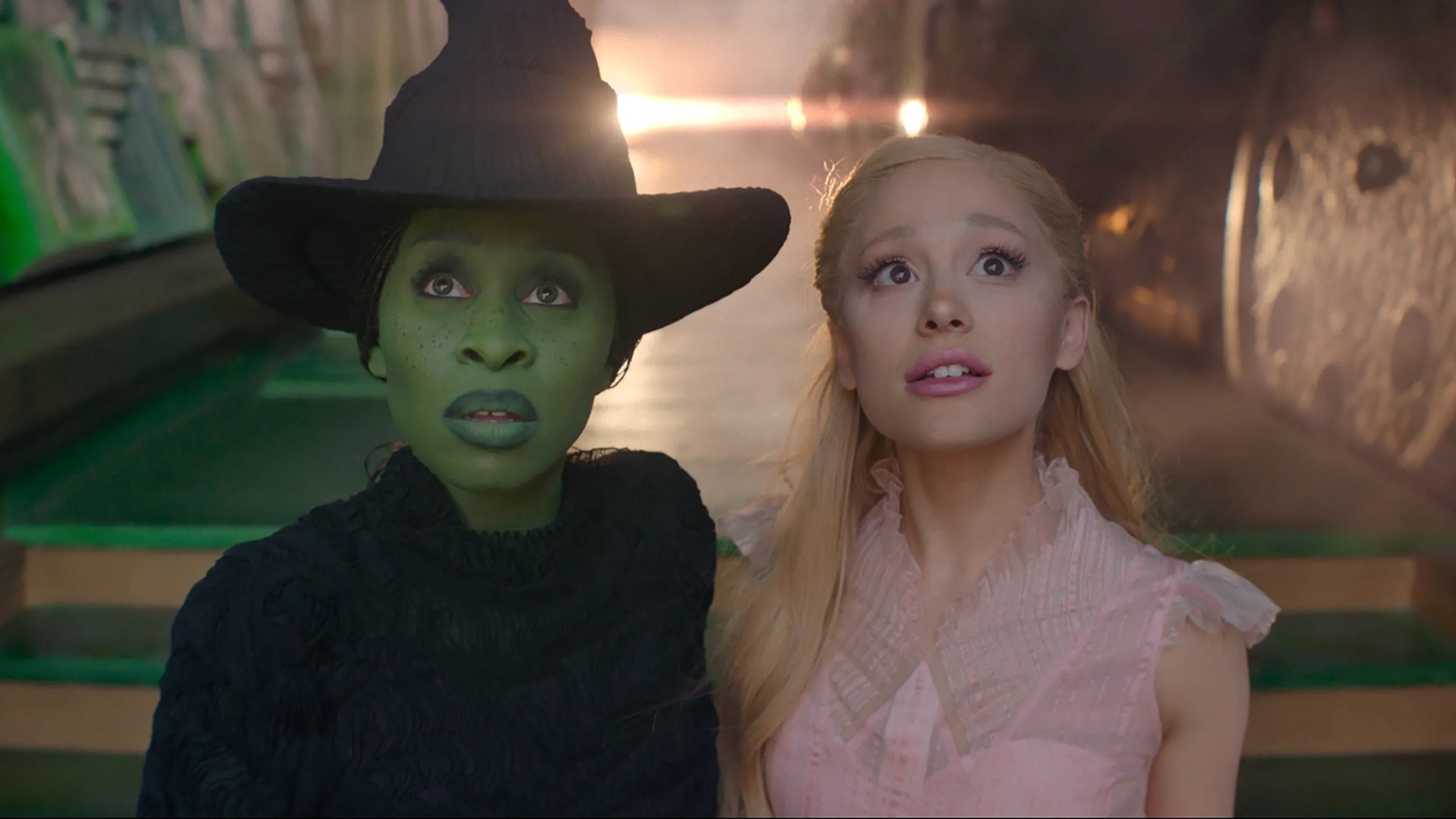 Cynthia Erivo and Ariana Grande in Jon M. Chu’s “Wicked” (Courtesy of Universal Pictures)