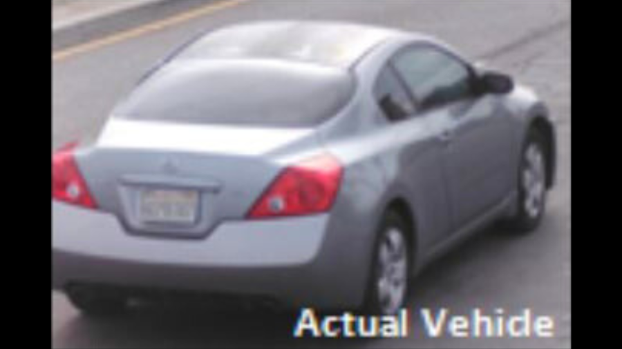 Maria Benitez's gray 2008 Nissan Altima sedan with California license plate number 6EPB787. (Los Angeles County Sheriff’s Department)
