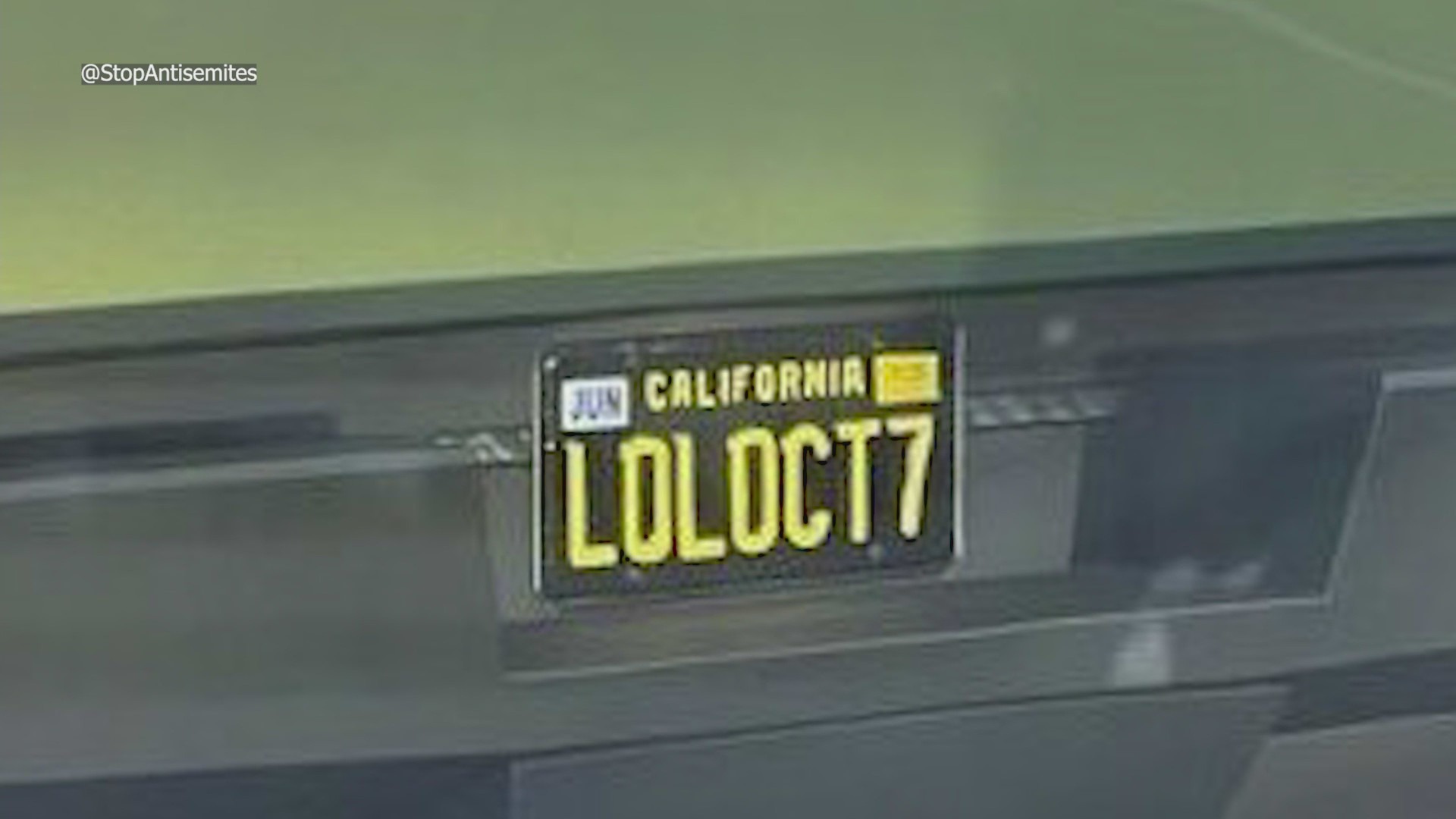Recalled License Plate
