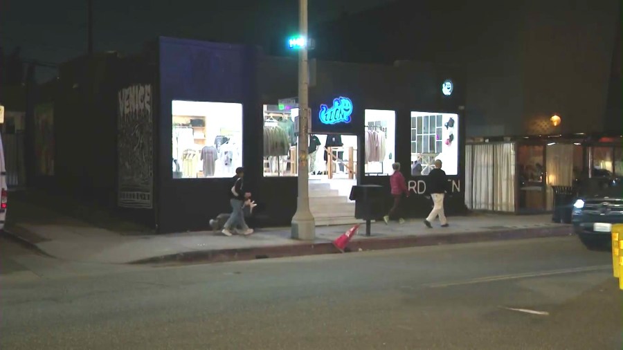 The exterior of Vardagen, a boutique clothing store located on Abbot Kinney Boulevard in Venice, California. (KTLA)