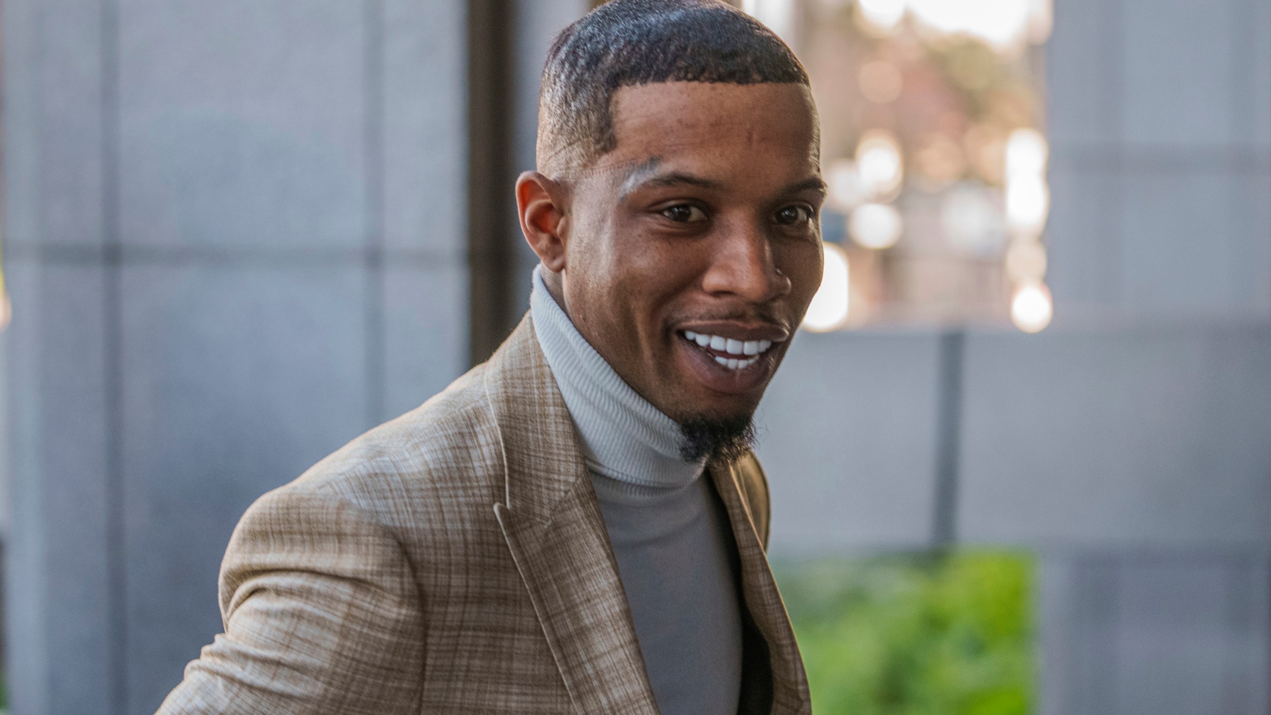 Singer Tory Lanez returns to the Clara Shortridge Foltz Criminal Justice Center for his trial, Dec. 13, 2022, in Los Angeles. (AP Photo/Damian Dovarganes, File)