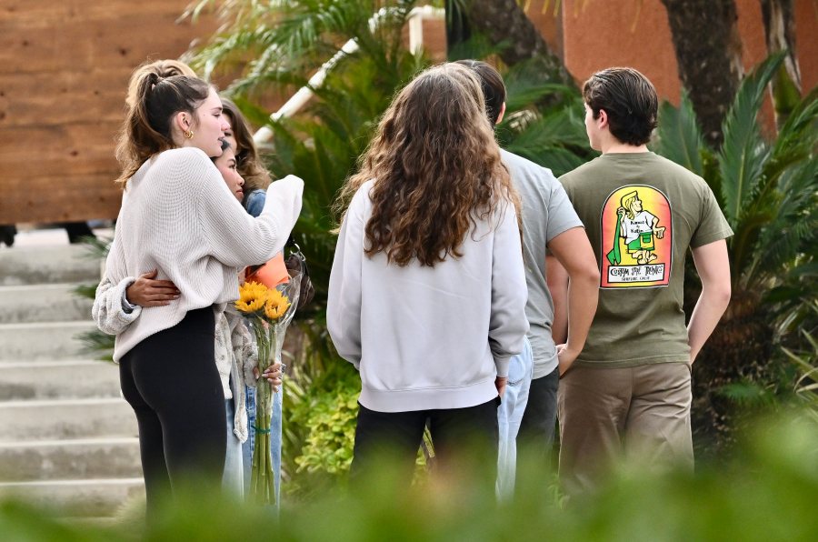 Huntington Beach, CA - January 03: People attend vigil at First Christian Church in Huntington Beach, CA, on Friday, January 3, 2025, for victims of a plane crash in Fullerton on Thursday. (Photo by Jeff Gritchen/MediaNews Group/Orange County Register via Getty Images)