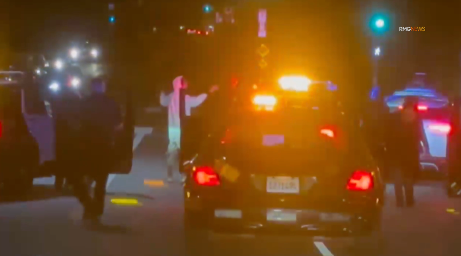 Waymo robbery pursuit