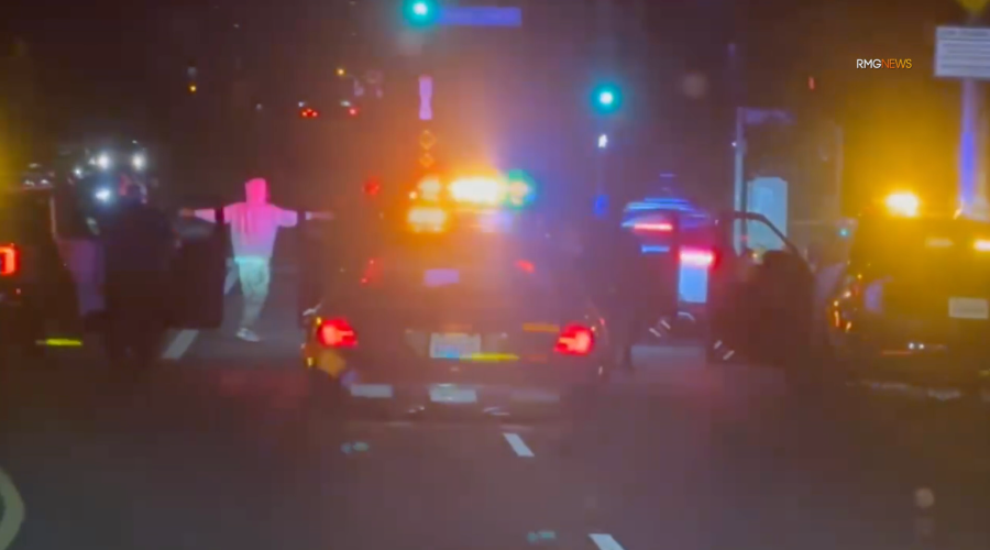 Waymo robbery pursuit