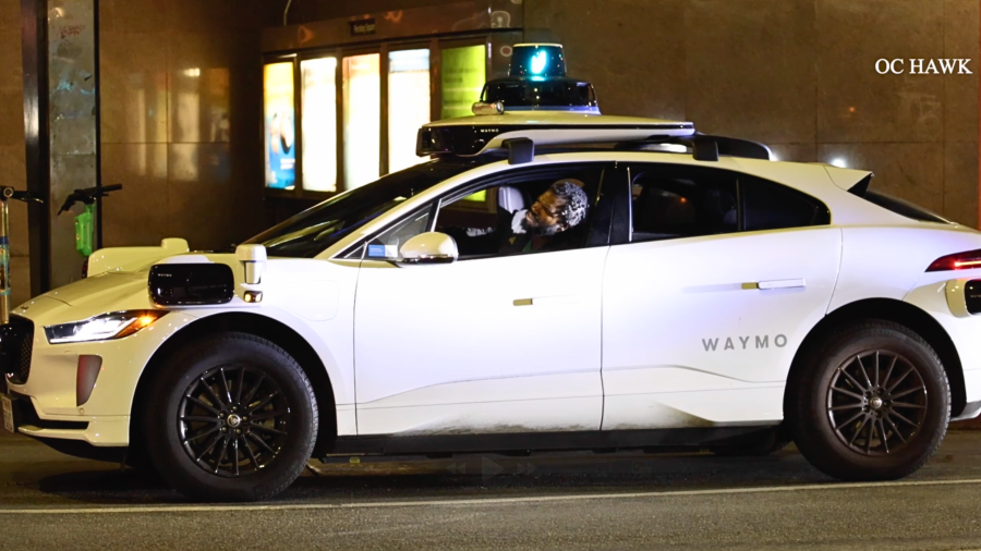Downtown Los Angeles Waymo takeover