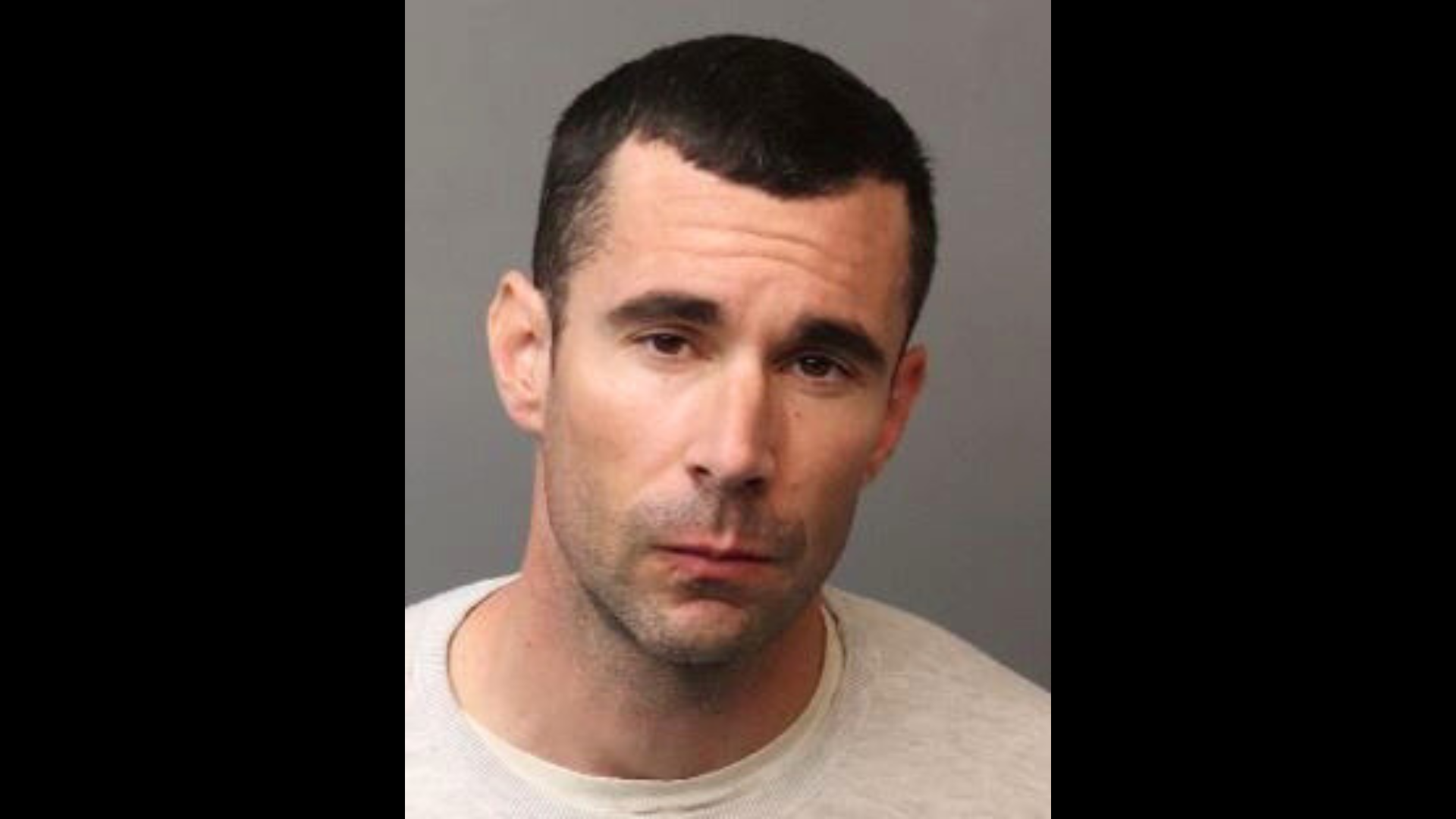 Matthew Thomas Jackson, 37, a Temecula resident, is seen in a booking photo from the Riverside County Sheriff’s Office.