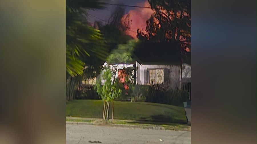 All eight homes belonging to several members of the Williams family were destroyed by the Eaton Fire in Southern California on Jan. 8, 2025. (Williams Family)