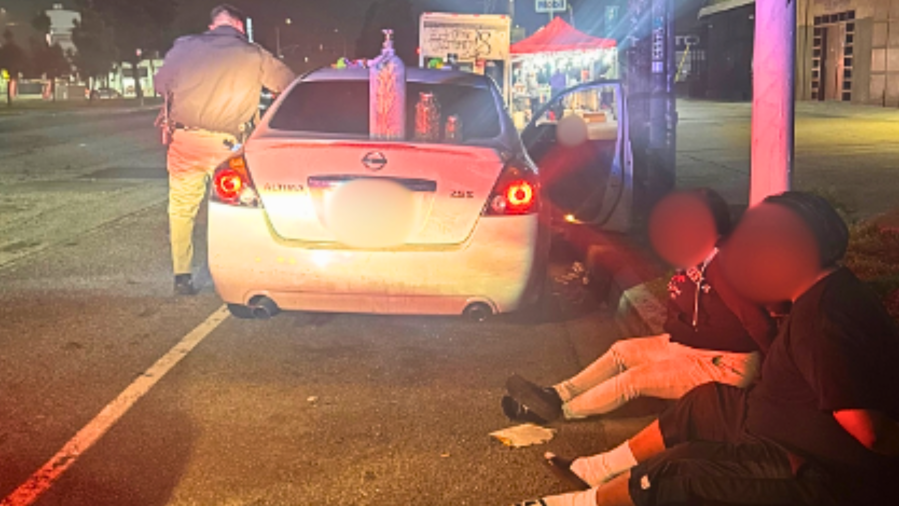 NOS driver near caltrans workers