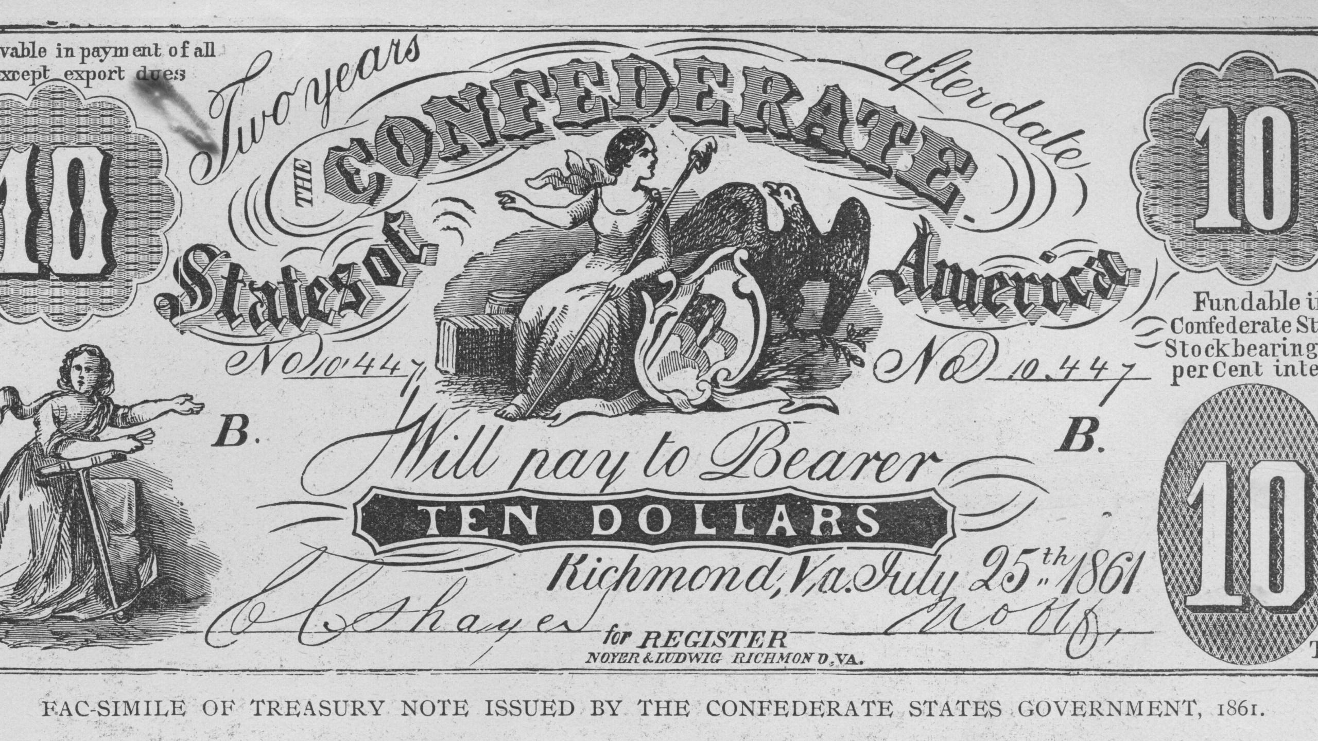 Confederate money