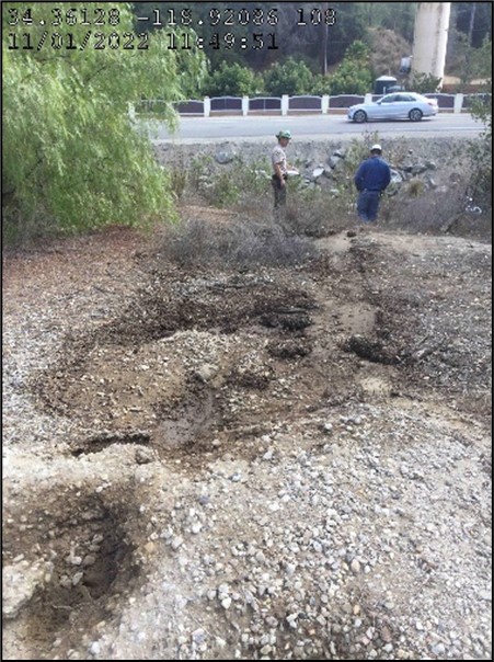 A driver for an industrial services business spilled 150 gallons of contaminated wastewater into a Fillmore creek in November 2022. (Ventura County District Attorney's Office)