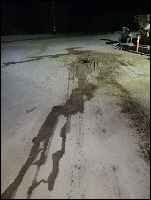 A driver for an industrial services business spilled 150 gallons of contaminated wastewater into a Fillmore creek in November 2022. (Ventura County District Attorney's Office)