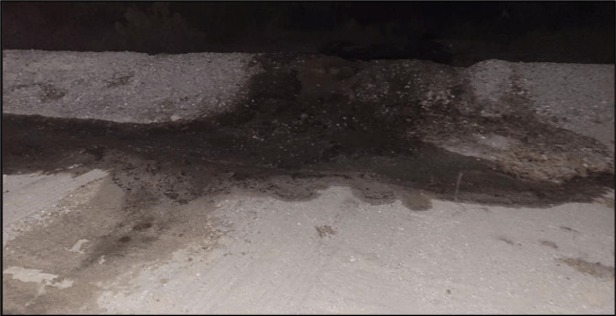 A driver for an industrial services business spilled 150 gallons of contaminated wastewater into a Fillmore creek in November 2022. (Ventura County District Attorney's Office)