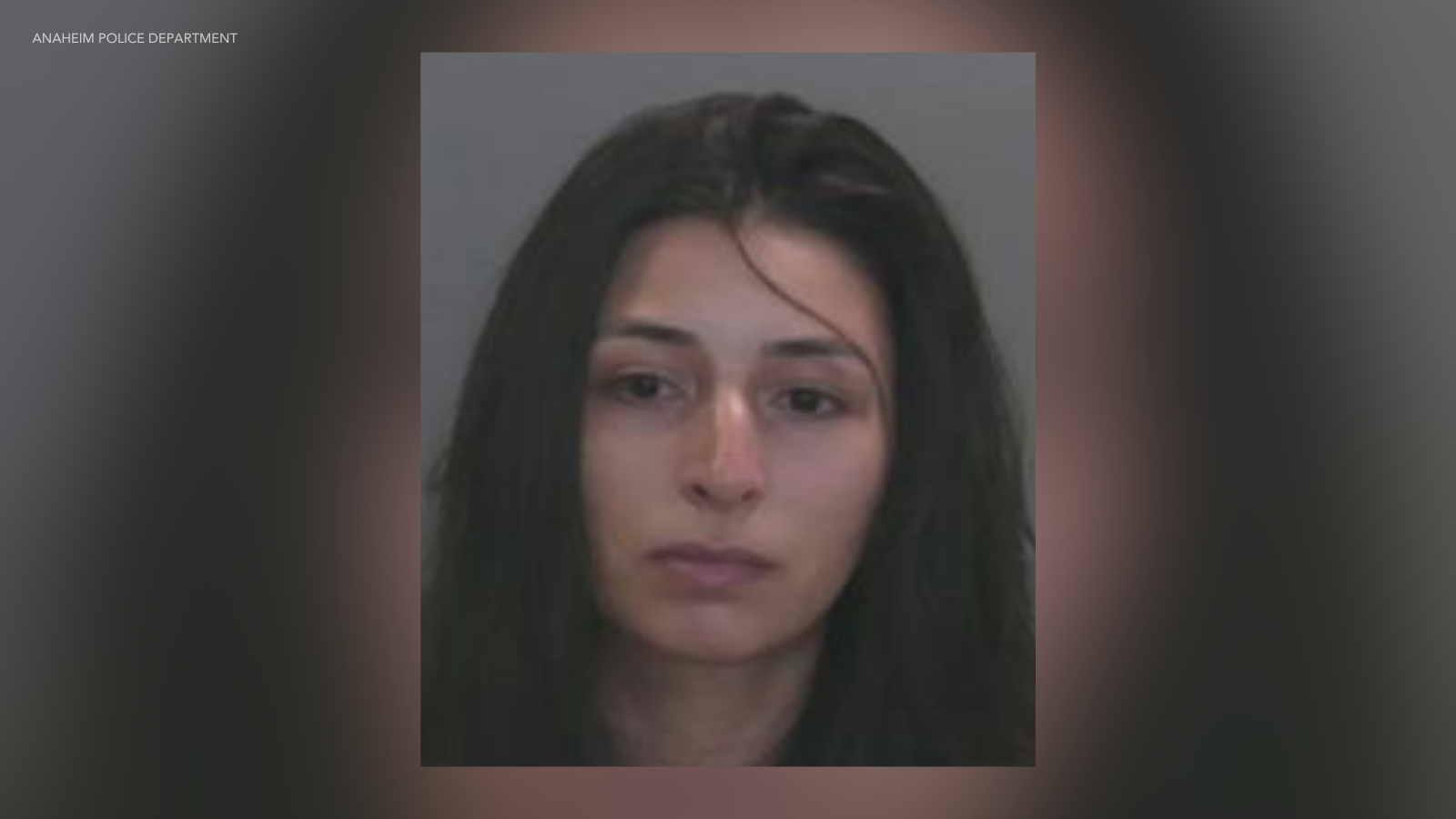 Samantha Farris, a 29-year-old Buena Park woman, is shown in this mug shot provided by the Anaheim Police Department on Feb. 17, 2025.