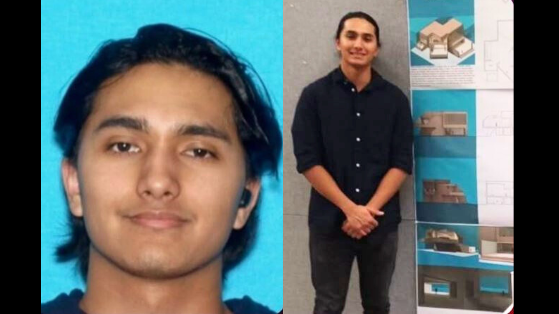 Hiren Erandio Baltazar, 21, was reported missing on Feb. 10, 2025. He is seen in photos provided by the Murrieta Police Department.