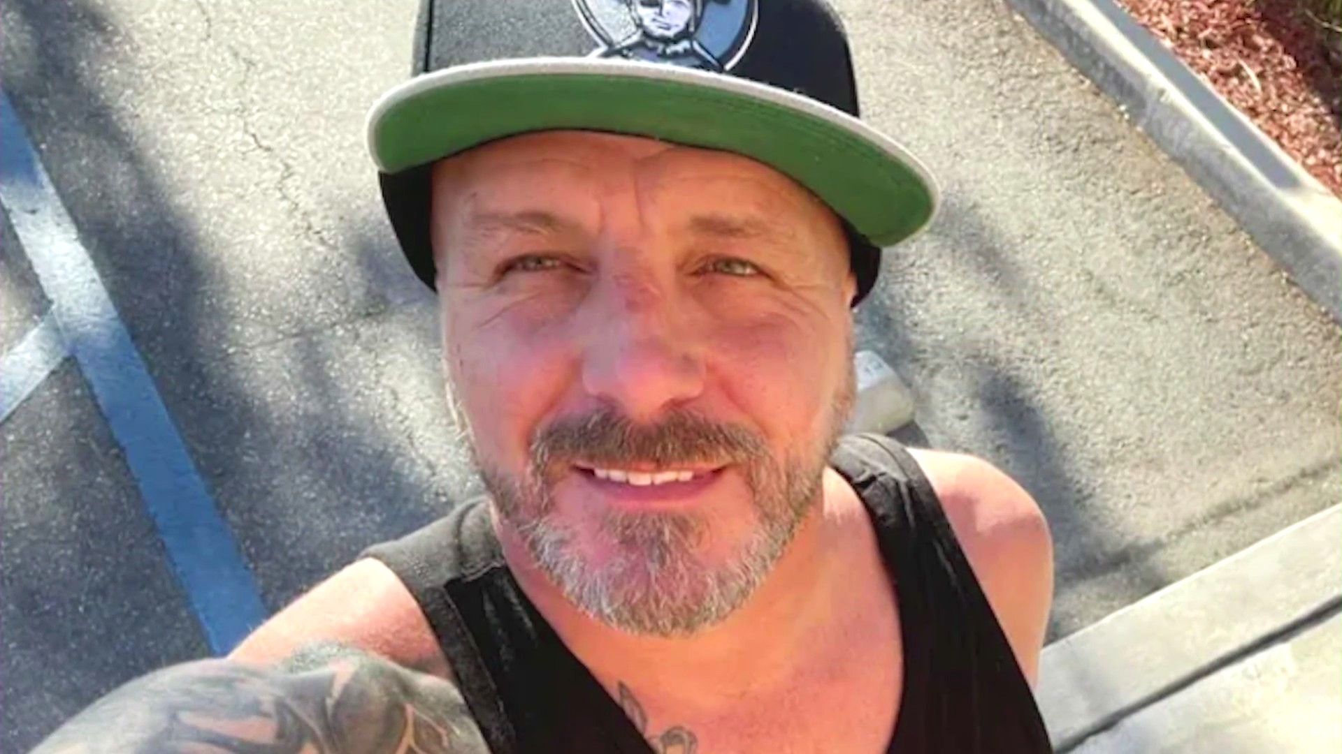 The victim, Josh Nichols, 44, is seen in a family photo.