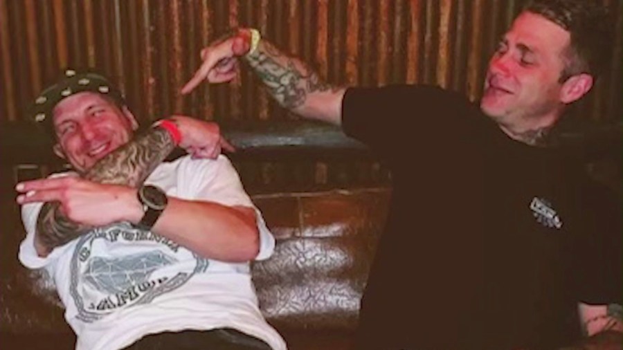 Josh Nichols, (left) is seen with his best friend, Jeff Hippen, in a personal photo.