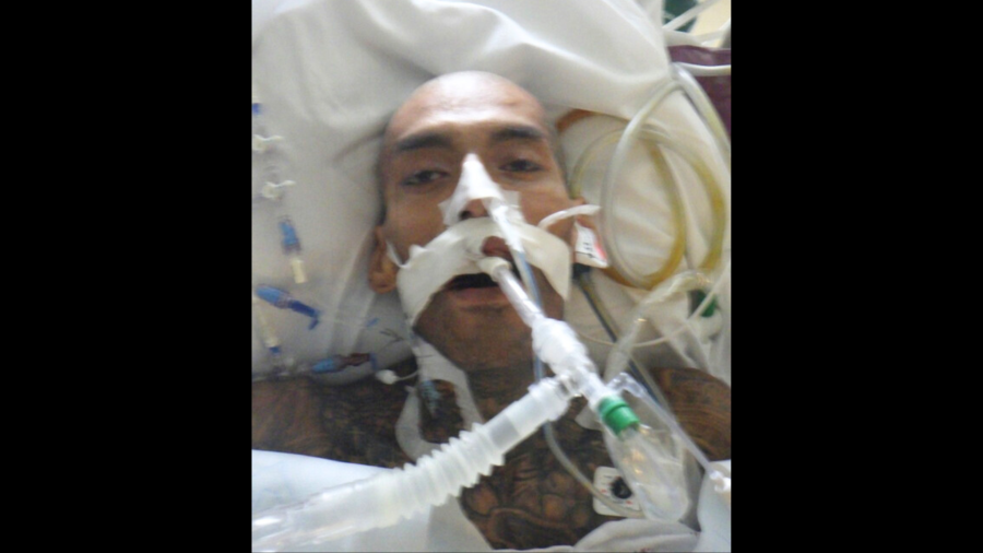 A male patient around 40 years old who was found unresponsive on an MTA bus in the City of Commerce on Feb. 6, 2025. (Los Angeles General Medical Center)