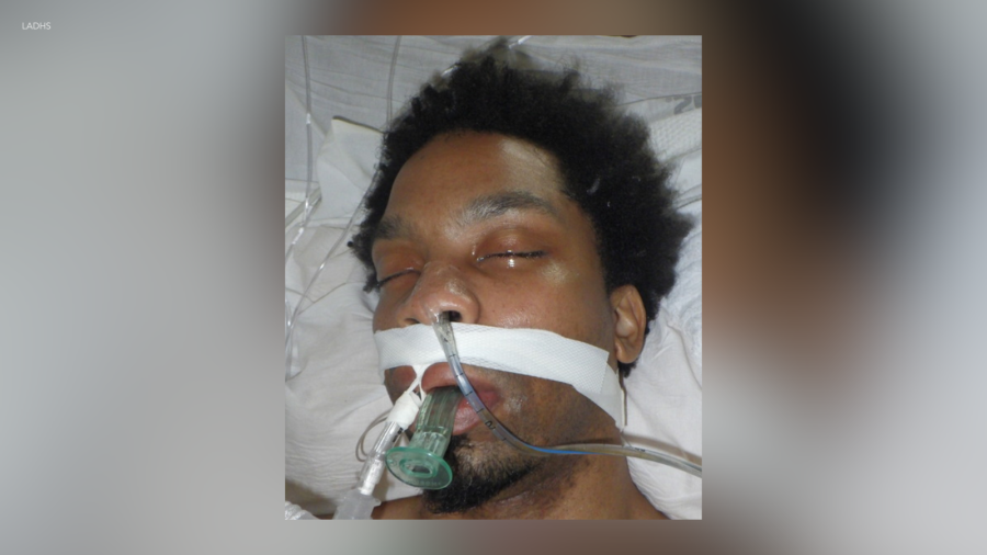 Los Angeles General Medical Center is seeking the identity of this patient who has been receiving care since March 23, 2025. (Los Angeles County Department of Health Services)