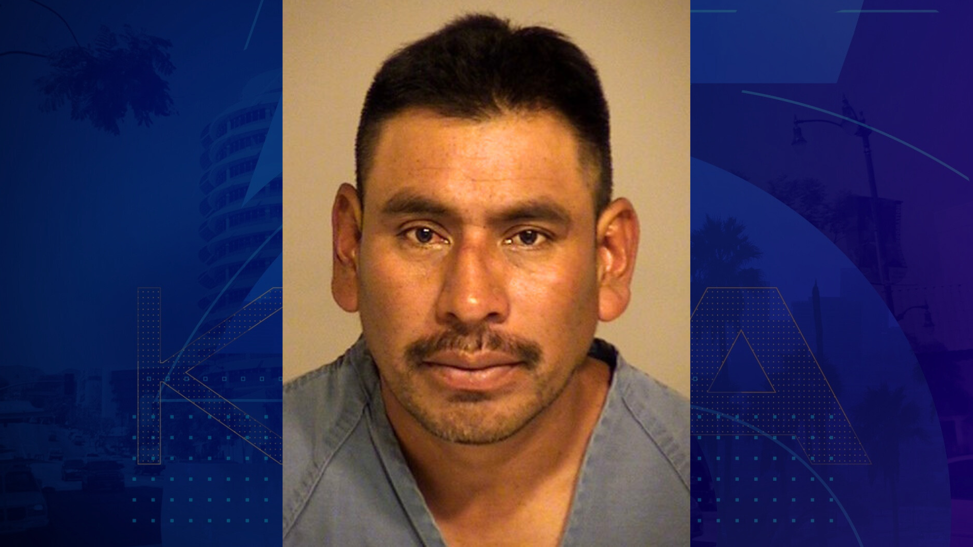 Josefino Cayetano Maldonado, 45, of Salinas, is seen in a booking photo provided by the Ventura County District Attorney’s Office.