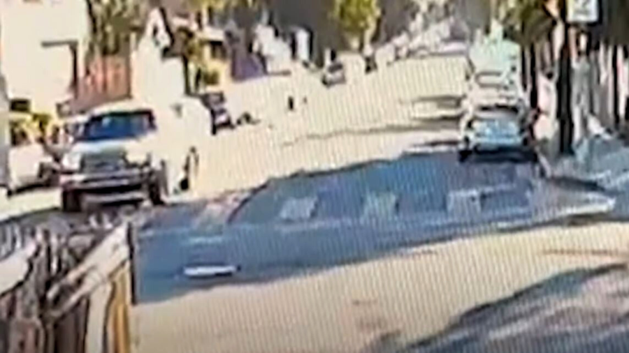 Police are searching for a hit-and-run truck driver who left an elderly woman severely injured in North Hollywood on Feb. 22, 2025. (Los Angeles Police Department)