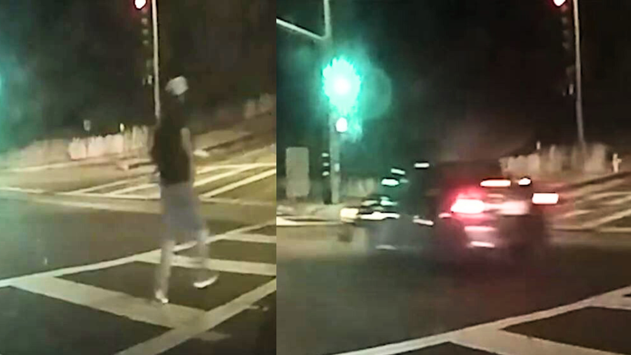 Police are searching for a hit-and-run driver who left a pedestrian in critical condition in L.A.’s Koreatown neighborhood on March 1, 2025. (Los Angeles Police Department)