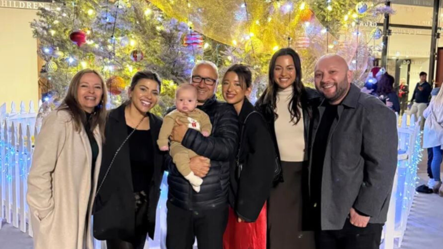 Gladys and Nelson Gonzalez are seen with their three daughters and young grandson (center). (Gonzalez Family)