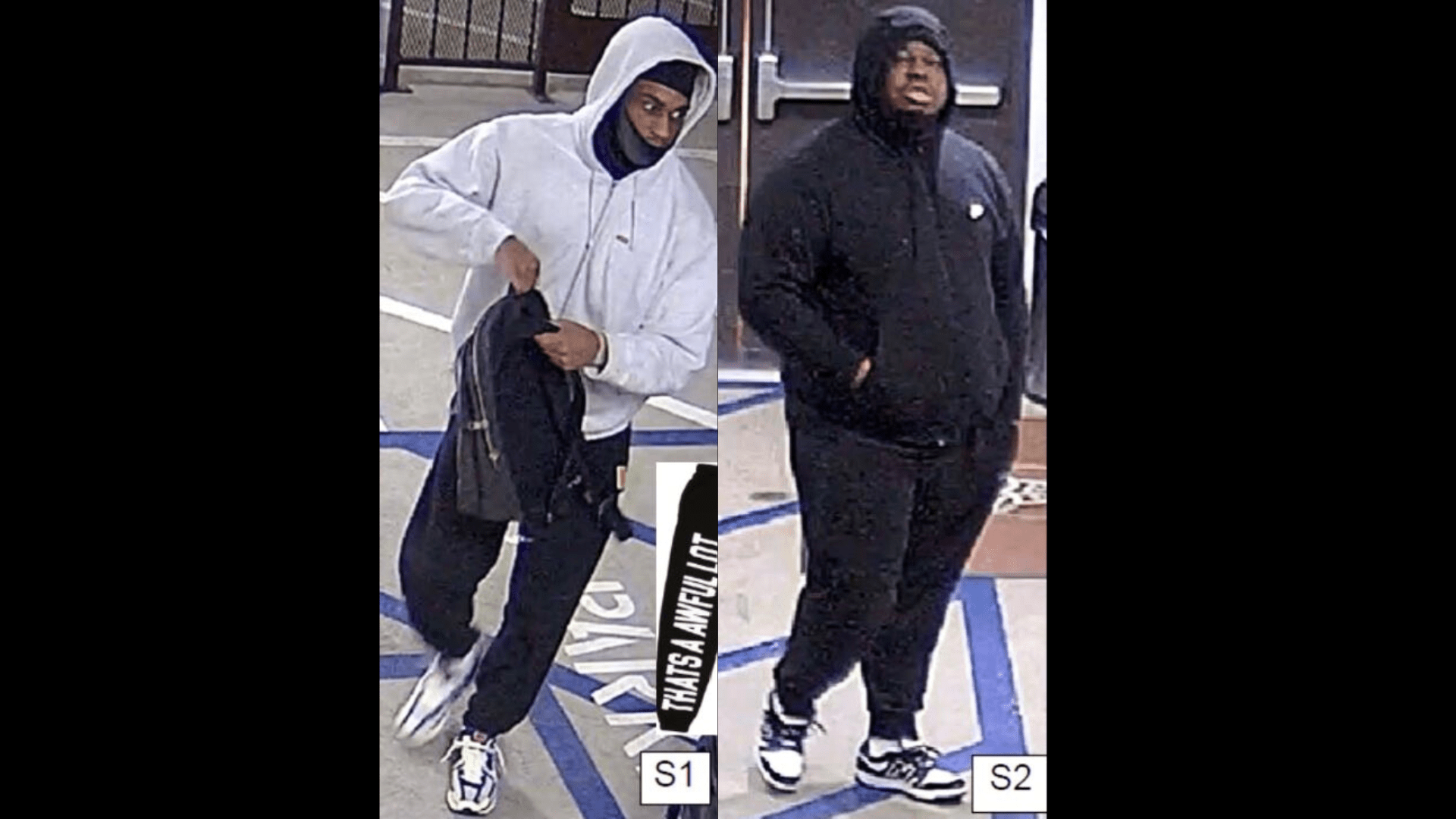 Police are searching for two men wanted for allegedly stealing a Jeep Gladiator truck in Irvine in February 2025. (Irvine Police Department)