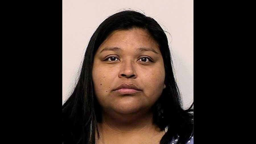 Delina Phillips, 27, is seen in a booking photo from the California Department of Corrections and Rehabilitation.