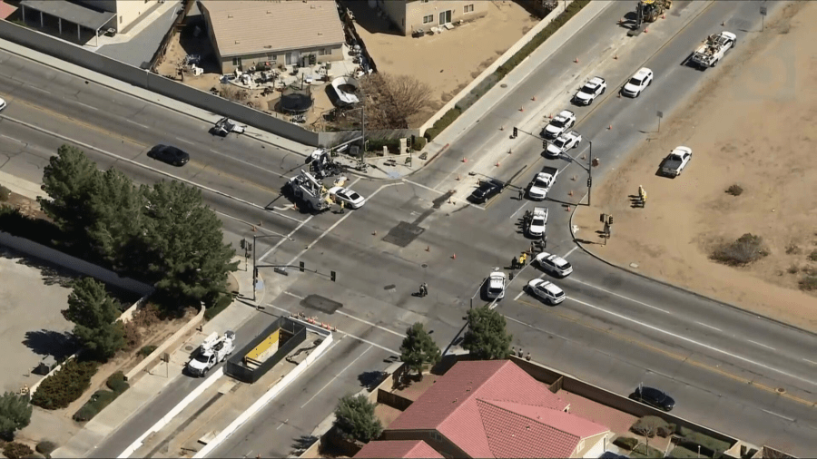 Victorville deputy crash