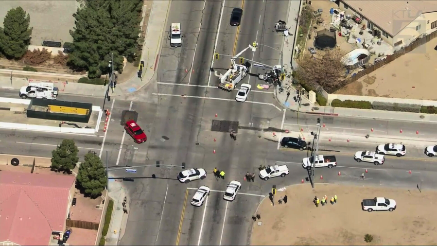 Victorville deputy crash