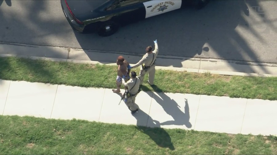 Eagle Rock crash and manhunt