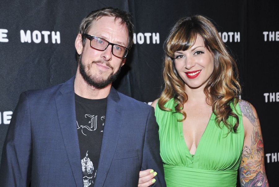 Scott Shriner and Jillian Lauren attend the 2015 Moth Ball at Capitale on May 12, 2015 in New York City. (Photo by Jenny Anderson/WireImage)